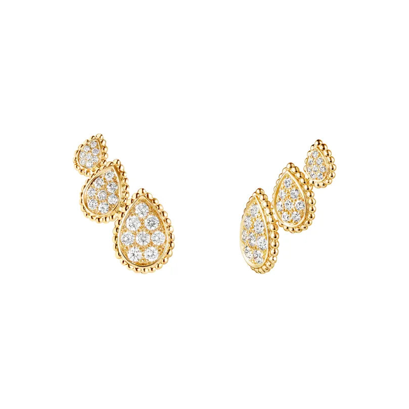 BOUCHERON ブシュロン セルパンボエム 3モチーフ スタッズイヤリングJCO01455