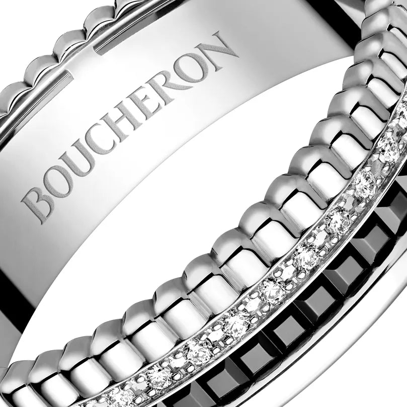 BOUCHERON ブシュロン キャトル ブラック ダイヤモンド リング エクストラスモール JRG03511
