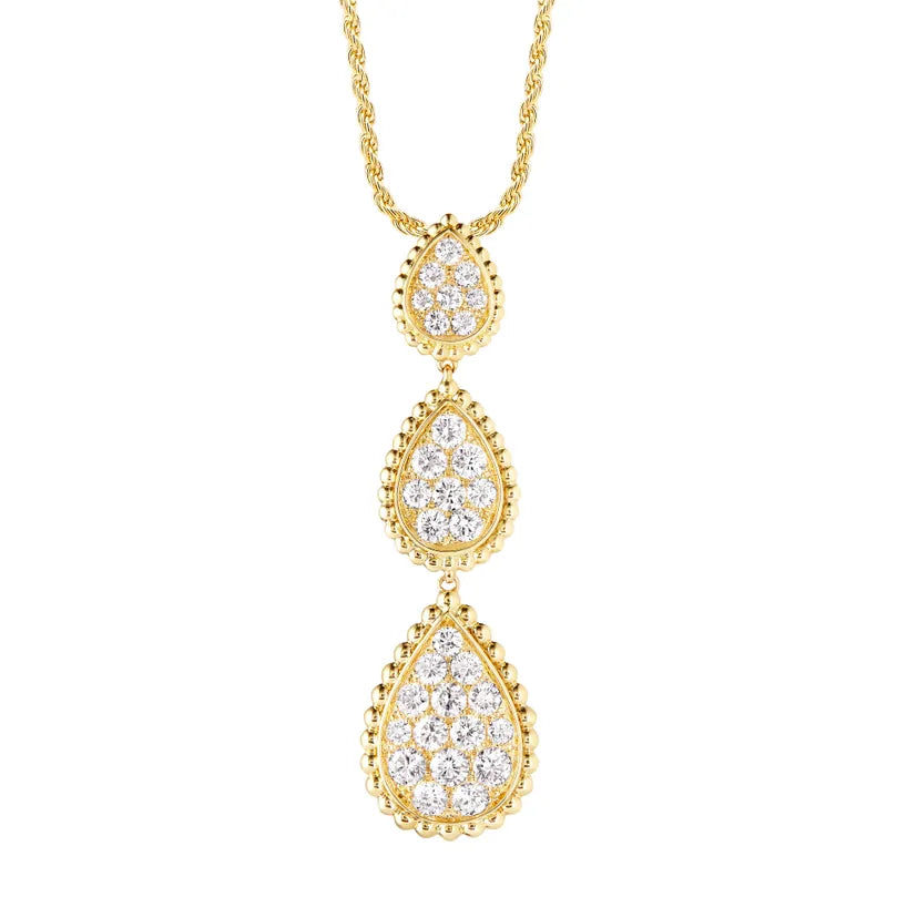 BOUCHERON ブシュロン セルパンボエム イエローゴールド ペンダント 3モチーフ JPN00662