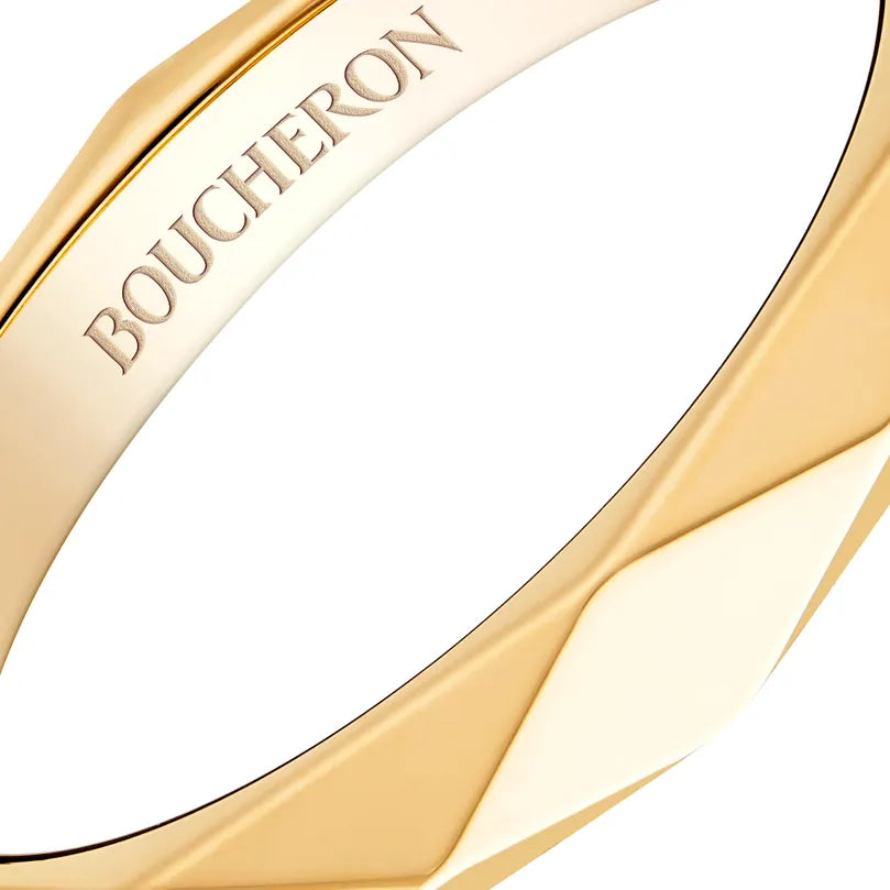 BOUCHERON ブシュロン ファセット イエローゴールド リング ミディアム JAL00092
