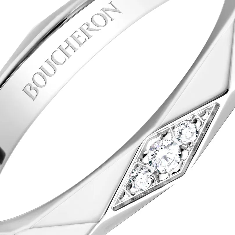 BOUCHERON ブシュロン ファセット 3ダイヤモンド リング ミディアム JAL00090