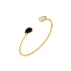 BOUCHERON ブシュロン セルパンボエム ツインモチーフ バングル オニキス JBT01055