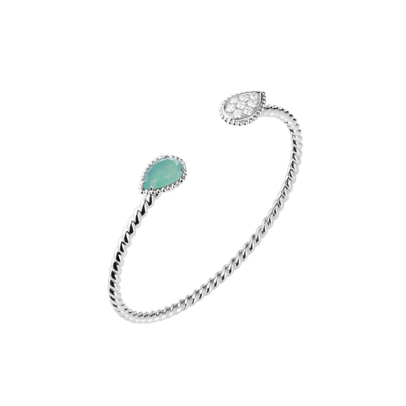 BOUCHERON ブシュロン SERPENT BOHÈME AQUAPRASE セルパンボエム ツインモチーフ バングル JBT00908