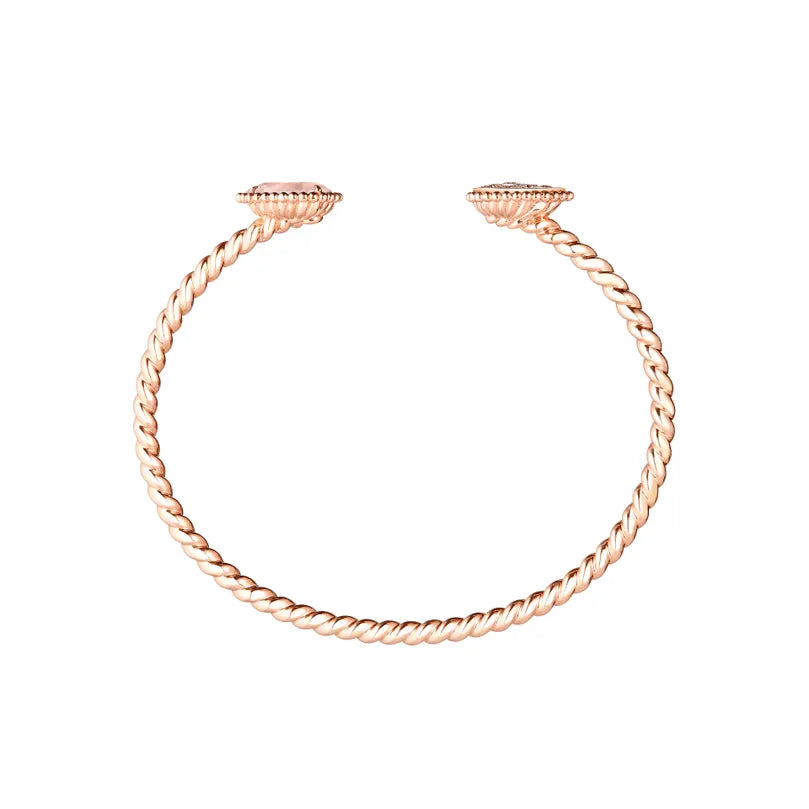 BOUCHERON ブシュロン SERPENT BOHÈME PINK QUARTZ セルパンボエム ツインモチーフ バングル JBT00944