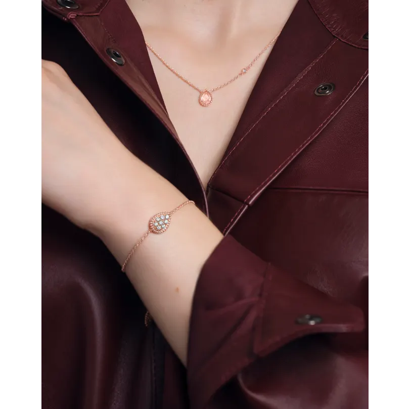 BOUCHERON ブシュロン SERPENT BOHÈME PINK QUARTZ セルパンボエム ペンダント エクストラスモール JPN00677