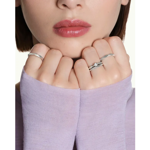 BOUCHERONプラチナリング BOUCHERON ブシュロン ファセット プラチナ リング ミディアム