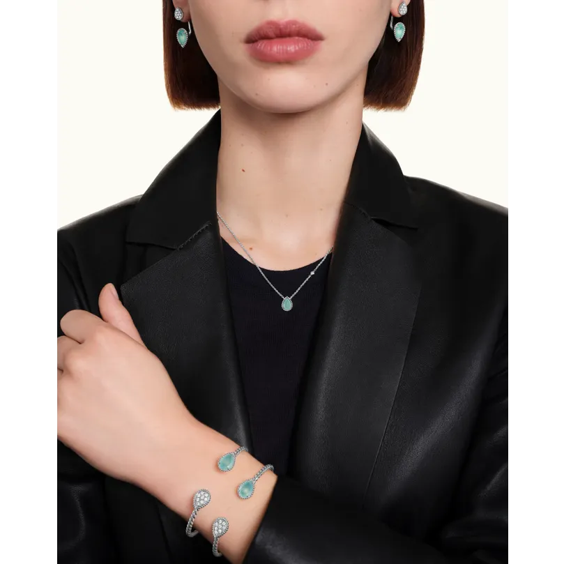 BOUCHERON ブシュロン SERPENT BOHÈME AQUAPRASE セルパンボエム ツインモチーフ バングル JBT00908