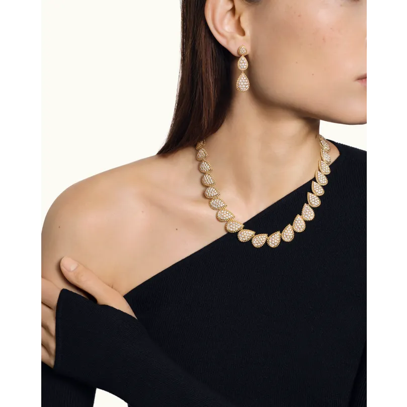 BOUCHERON ブシュロン セルパンボエム 3モチーフ イエローゴールド ペンダントイヤリング JCO01543