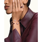 BOUCHERON ブシュロン SERPENT BOHÈME RHODOLITE GARNET セルパンボエム ツインモチーフ バングル JBT00864