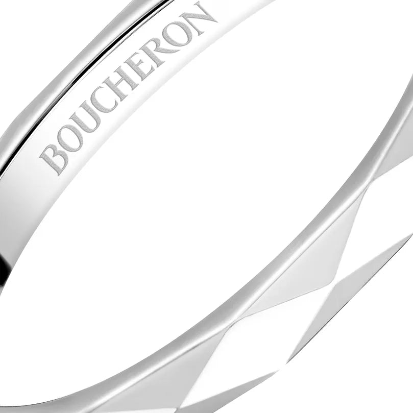 BOUCHERON ブシュロン ファセット プラチナ リング スモール JAL00205