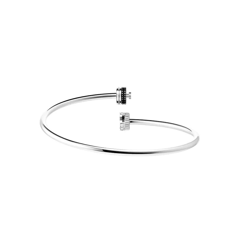 BOUCHERON ブシュロン キャトル ブラック 1モチーフ バングル JBT00965