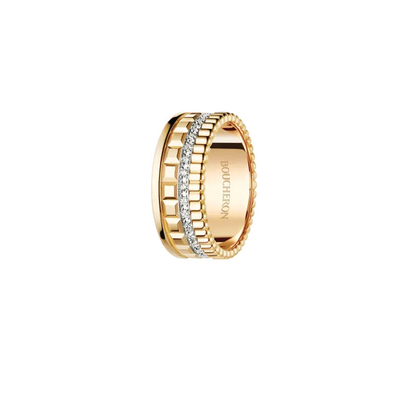 BOUCHERON ブシュロン キャトル ラディアント ダイヤモンド リング イエローゴールド スモール JRG02487