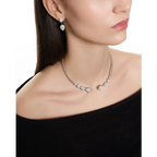 BOUCHERON ブシュロン セルパンボエム ホワイトゴールド 2モチーフ シングル スタッズイヤリング JCO01426