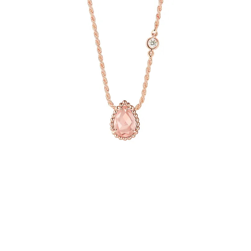 BOUCHERON ブシュロン SERPENT BOHÈME PINK QUARTZ セルパンボエム ペンダント エクストラスモール JPN00677