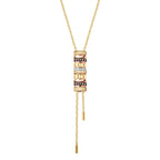 BOUCHERON ブシュロン QUATRE CLASSIQUE キャトル クラシック 2モチーフ タイネックレスJCL00089