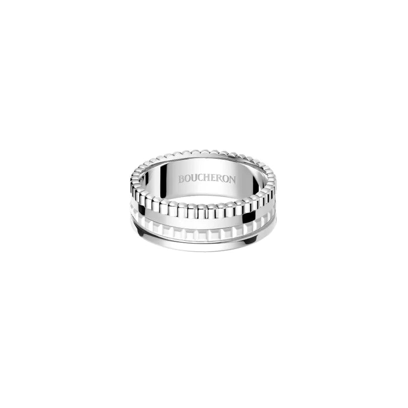 BOUCHERON ブシュロン キャトル ダブルホワイト リング スモール JRG03276