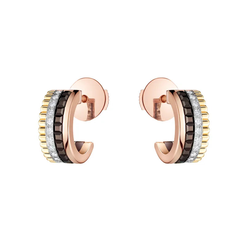 BOUCHERON ブシュロン QUATRE CLASSIQUE キャトル クラシック フープイヤリング ミニ JCO00122