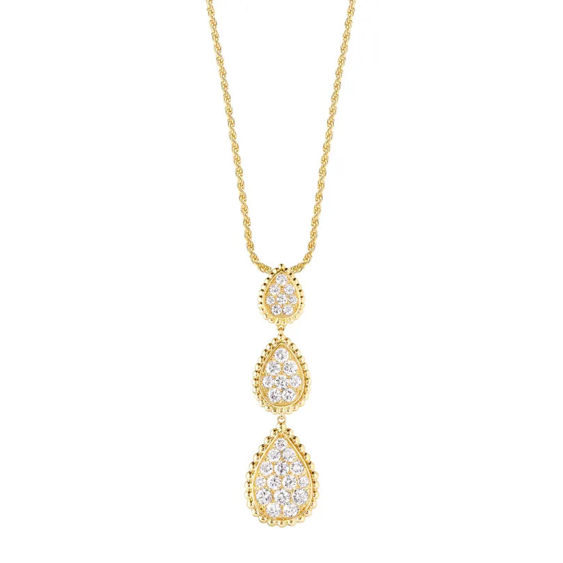 BOUCHERON ブシュロン セルパンボエム イエローゴールド ペンダント 3モチーフ JPN00662