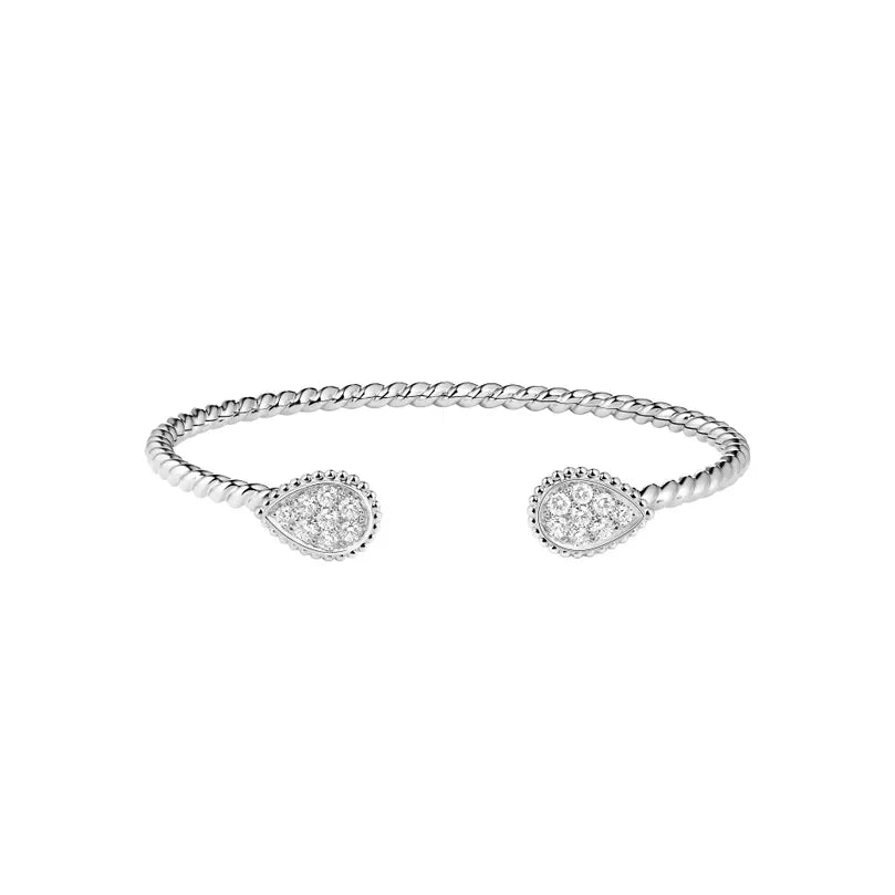 BOUCHERON ブシュロン セルパンボエム ツインモチーフ ホワイトゴールド バングル JBT00840