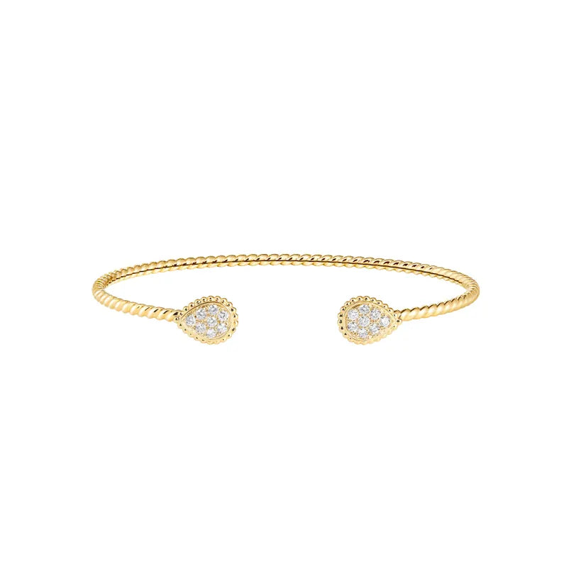 BOUCHERON ブシュロン セルパンボエム ツインモチーフ イエローゴールド バングル エクストラスモール JBT00825