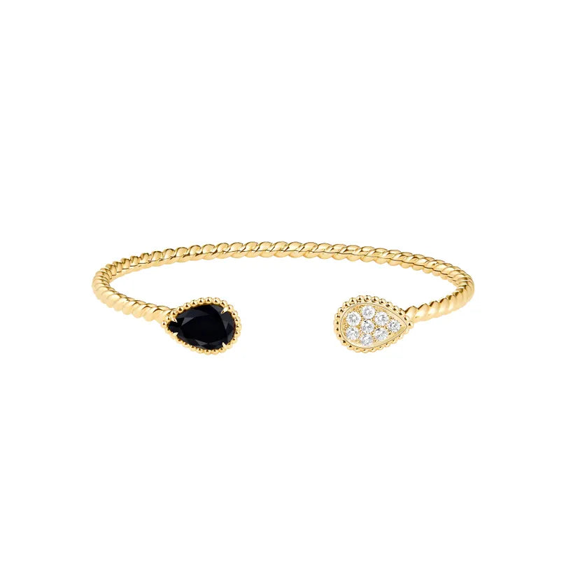 BOUCHERON ブシュロン セルパンボエム ツインモチーフ バングル オニキス JBT01055