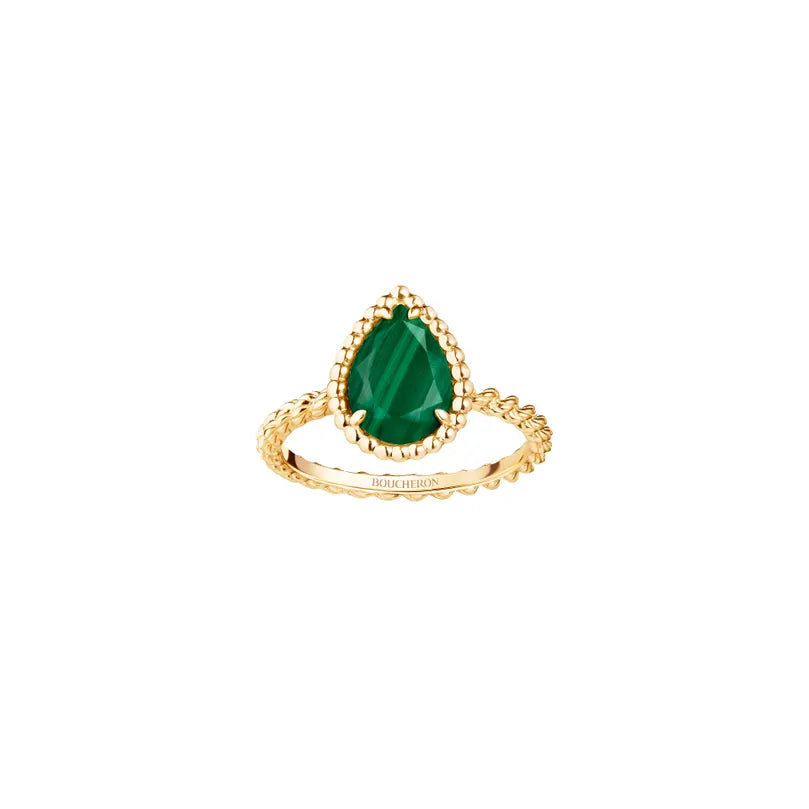 BOUCHERON ブシュロン SERPENT BOHÈME MALACHITE セルパンボエム リング スモール JRG02795