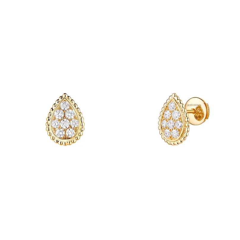 BOUCHERON ブシュロン セルパンボエム スタッズイヤリング イエローゴールド スモール JCO00962