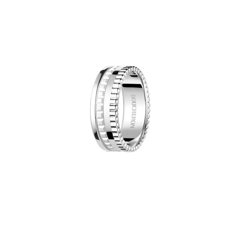 BOUCHERON ブシュロン キャトル ダブルホワイト リング スモール JRG03276