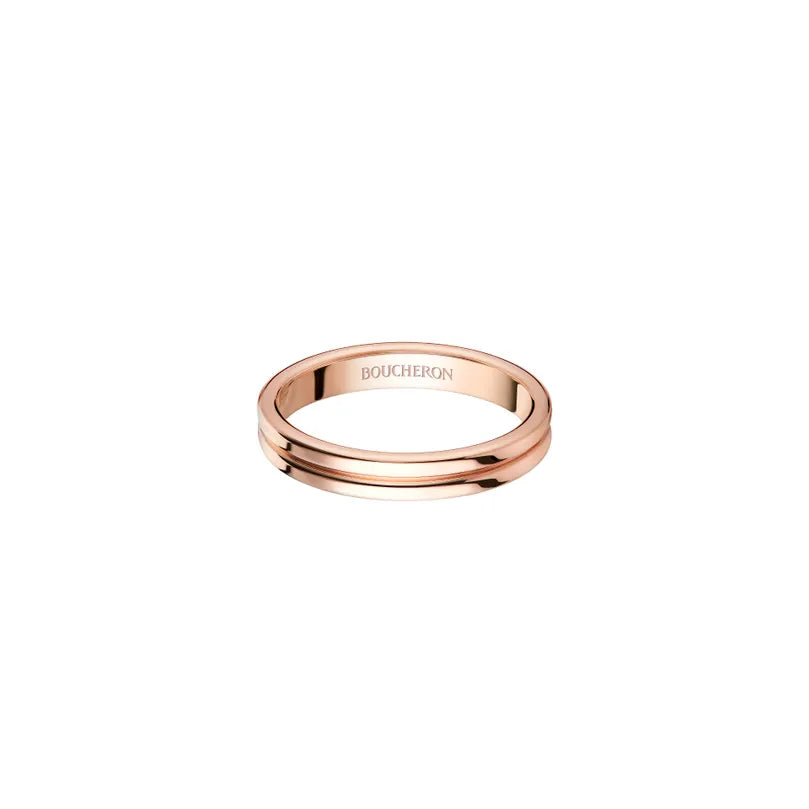 BOUCHERON ブシュロン ゴドロン ピンクゴールド リング JAL00009