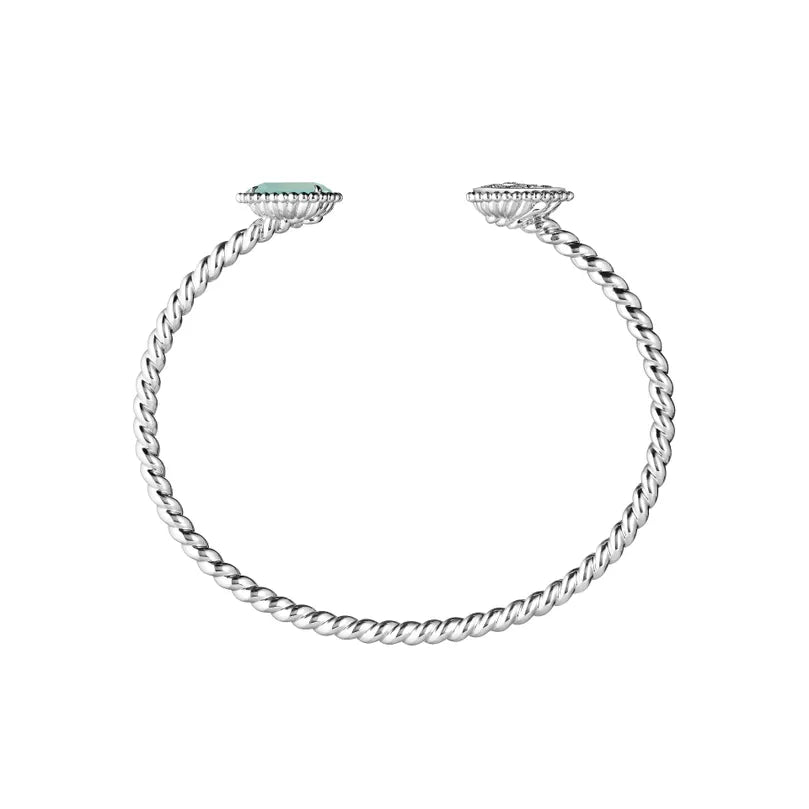 BOUCHERON ブシュロン SERPENT BOHÈME AQUAPRASE セルパンボエム ツインモチーフ バングル JBT00908