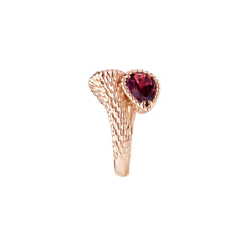 BOUCHERON ブシュロン SERPENT BOHÈME RHODOLITE GARNET セルパンボエム トワエモア リング  JRG02824