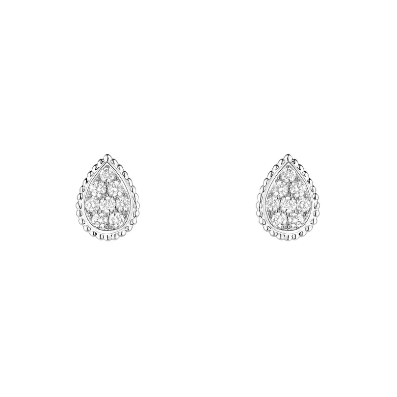 BOUCHERON ブシュロン セルパンボエム スタッズイヤリング ホワイトゴールド スモール JCO00943