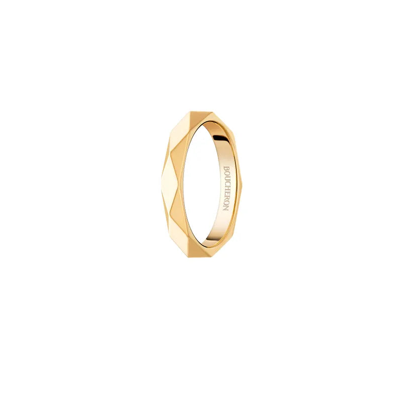 BOUCHERON ブシュロン ファセット イエローゴールド リング ミディアム JAL00092