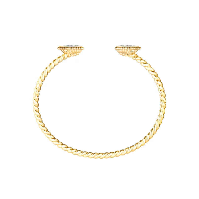BOUCHERON ブシュロン セルパンボエム ツインモチーフ イエローゴールド バングル JBT00817