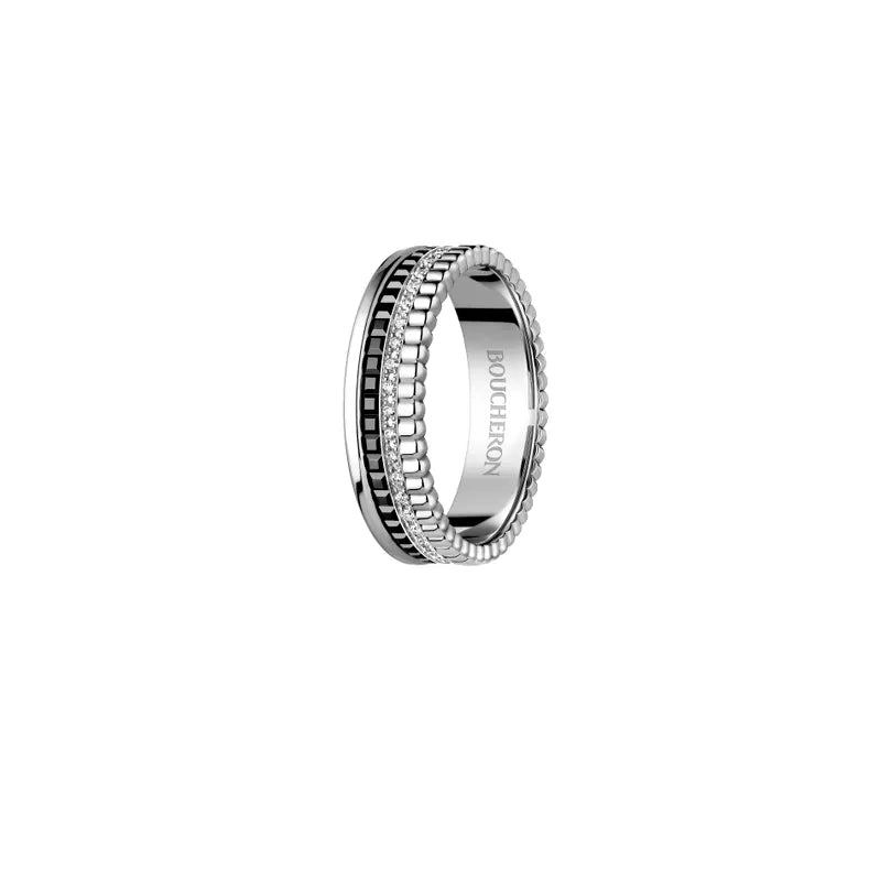 BOUCHERON ブシュロン キャトル ブラック ダイヤモンド リング エクストラスモール JRG03511