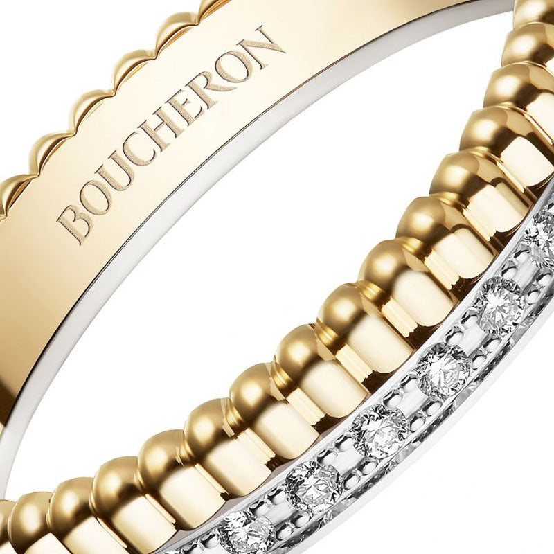 BOUCHERON ブシュロン キャトル ラディアント ダイヤモンド リング ハーフ JAL00134