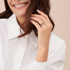 BOUCHERON ブシュロン キャトル ラディアント ダイヤモンド リング ハーフ JAL00134