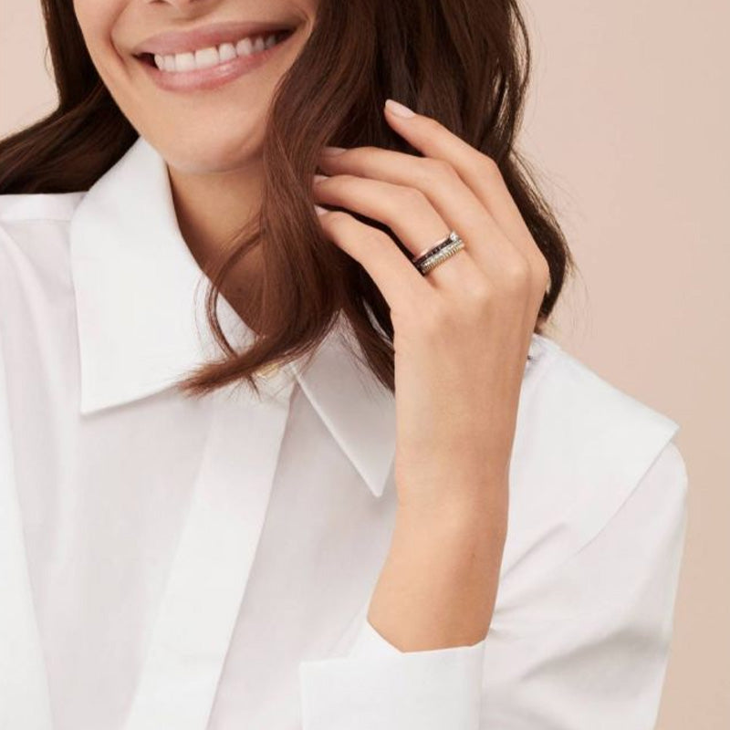 BOUCHERON ブシュロン キャトル ラディアント ダイヤモンド リング ハーフ JAL00134