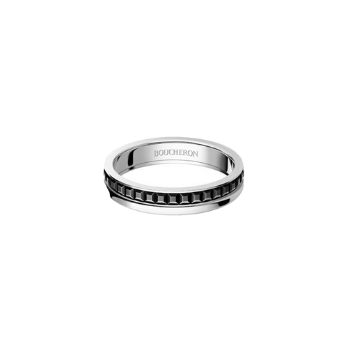 BOUCHERON ブシュロン キャトル ブラック リング ハーフ JAL00206