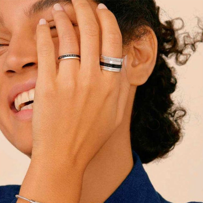 BOUCHERON ブシュロン キャトル ブラック リング ハーフ JAL00206