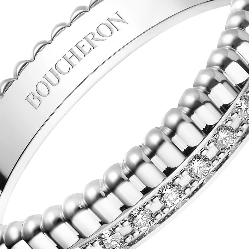 BOUCHERON ブシュロン キャトル ラディアント ダイヤモンド リング ハーフ JAL00226