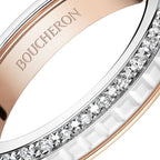 BOUCHERON ブシュロン キャトル ホワイト ダイヤモンド リング ハーフ JAL00237