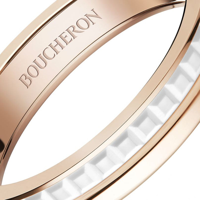 BOUCHERON ブシュロン キャトル ホワイト リング ハーフ JAL00238