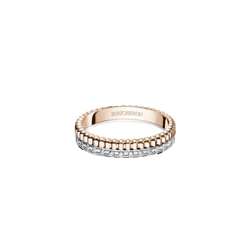 BOUCHERON ブシュロン キャトル ラディアント ダイヤモンド リング ハーフ JAL00248