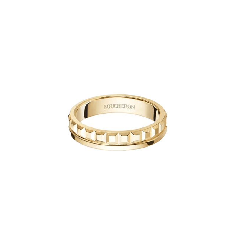 BOUCHERON ブシュロン キャトルラディアント リング ハーフ　47 QUATRE RADIANT EDITION キャトル ラディアント | ホワイト