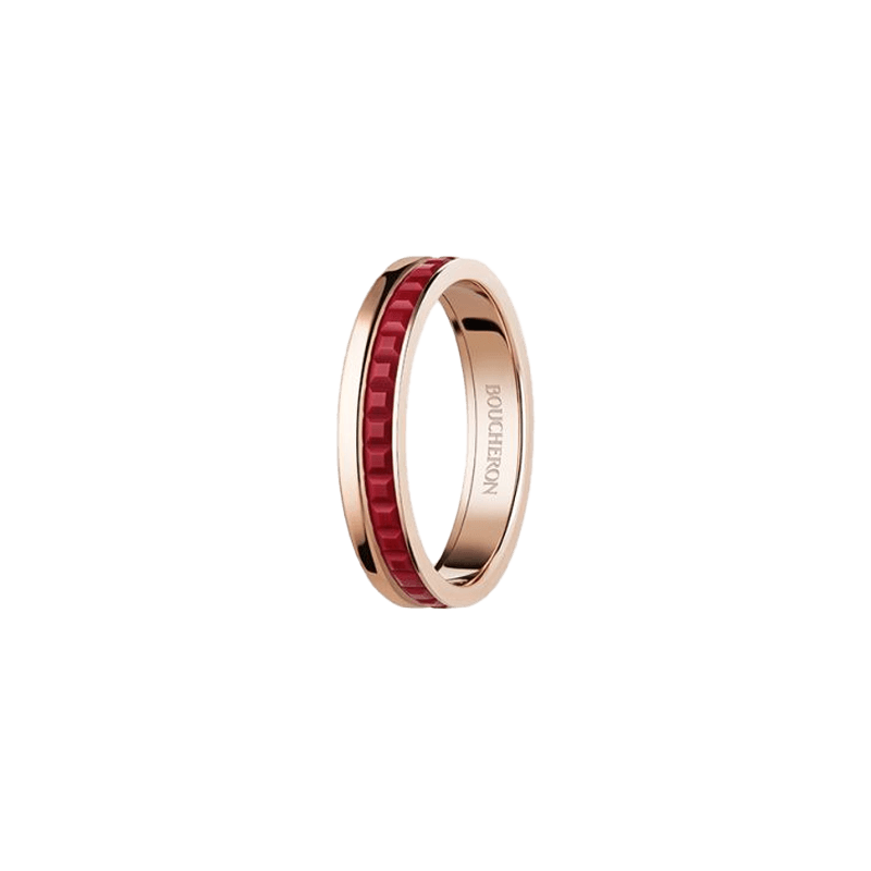 BOUCHERON ブシュロン キャトル レッド リング ハーフ JAL00264
