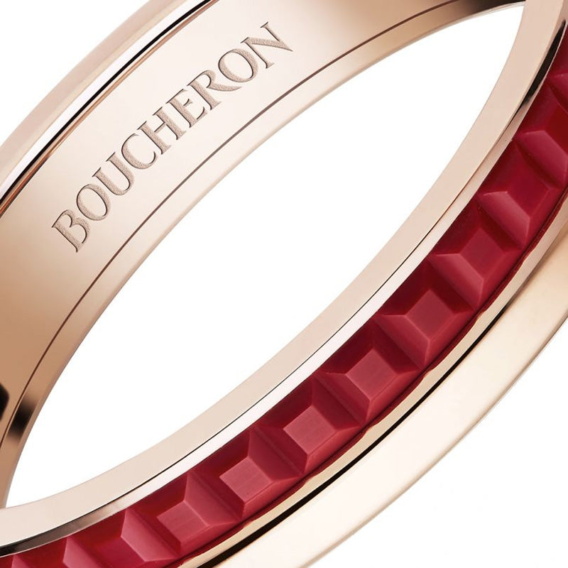 BOUCHERON ブシュロン キャトル レッド リング ハーフ JAL00264
