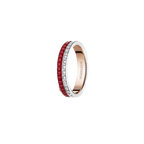 BOUCHERON ブシュロン キャトル レッド ダイヤモンド リング ハーフ JAL00265