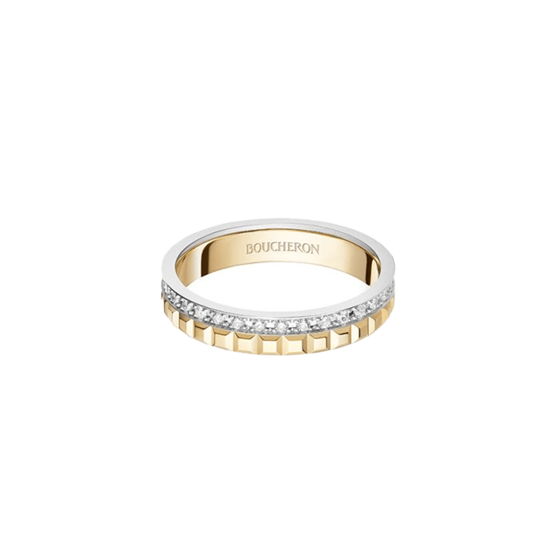 BOUCHERON ブシュロン キャトル ラディアント クル ド パリ ダイヤモンド リング ハーフ JAL00279