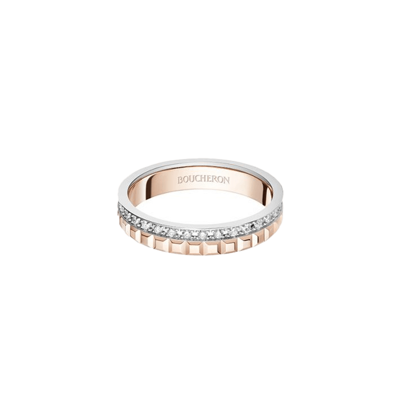 BOUCHERON ブシュロン キャトル ラディアント クル ド パリ ダイヤモンド リング ハーフ JAL00280